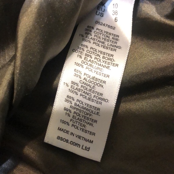 ASOS longline bomber jacket - Picture 7 of 9